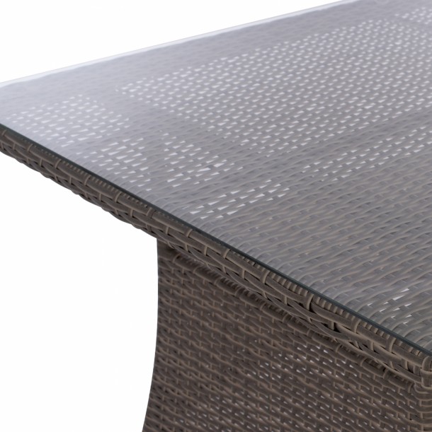 ΤΡΑΠΕΖΙ ΜΕΤΑΛΛΙΚΟ RATTAN ΓΚΡΙ FB95507.01 150x90x75Υ εκ. 9