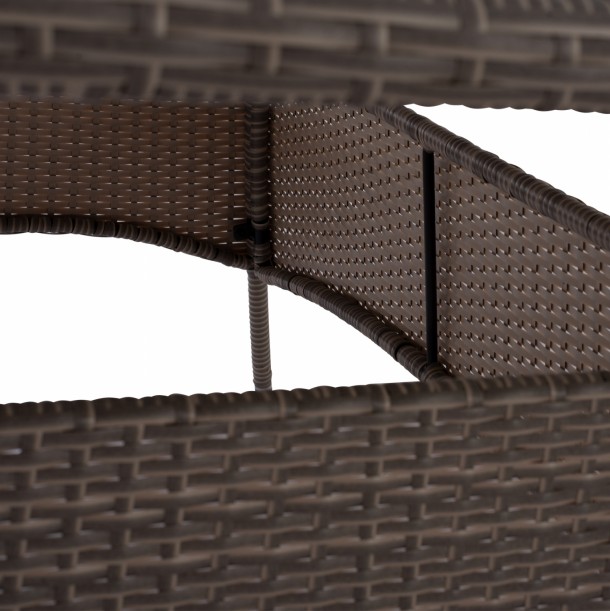 ΤΡΑΠΕΖΙ ΜΕΤΑΛΛΙΚΟ RATTAN ΓΚΡΙ FB95507.01 150x90x75Υ εκ. 13