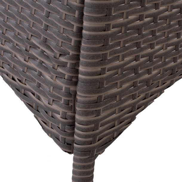 ΤΡΑΠΕΖΙ ΜΕΤΑΛΛΙΚΟ RATTAN ΓΚΡΙ FB95141.31 120x70x75Υ εκ. 12