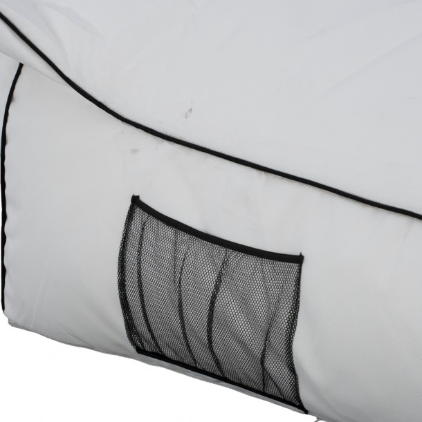 ΠΟΥΦ FB95772.01 ΜΕ TEXTILINE ΛΕΥΚΟ ΚΑΙ ΜΑΥΡΟ ΡΕΛΙ 88x128x40-60Υ εκ. Β ΔΙΑΛΟΓΗΣ 5