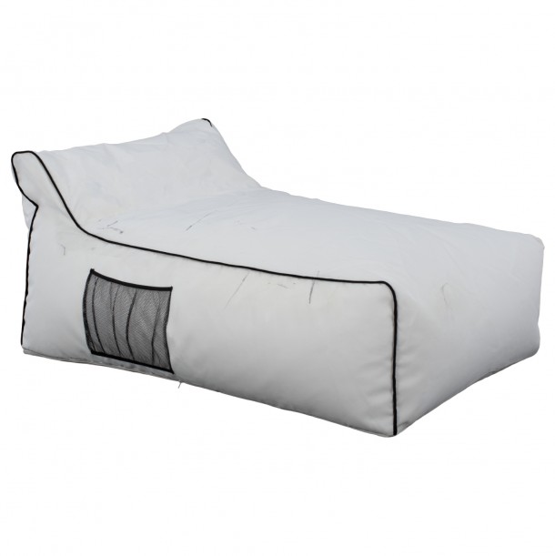 ΠΟΥΦ FB95772.01 ΜΕ TEXTILINE ΛΕΥΚΟ ΚΑΙ ΜΑΥΡΟ ΡΕΛΙ 88x128x40-60Υ εκ. Β ΔΙΑΛΟΓΗΣ 0