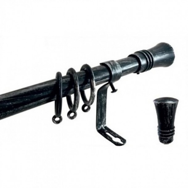 Πτυσσόμενο Κουρτινόξυλο Φ19 B2 120cm-210cm - Frans 2