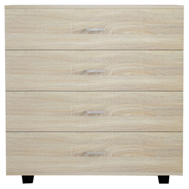 ΣΥΡΤΑΡΙΕΡΑ ΜΕΛΑΜΙΝΗΣ ME 4 ΣΥΡΤΑΡΙΑ SONOMA FB98996.01 80x40x83εκ. 1