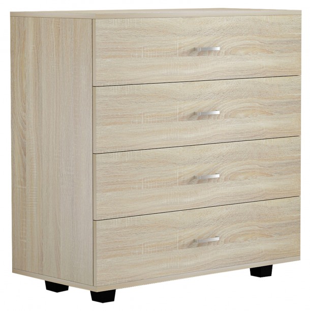 ΣΥΡΤΑΡΙΕΡΑ ΜΕΛΑΜΙΝΗΣ ME 4 ΣΥΡΤΑΡΙΑ SONOMA FB98996.01 80x40x83εκ. 0