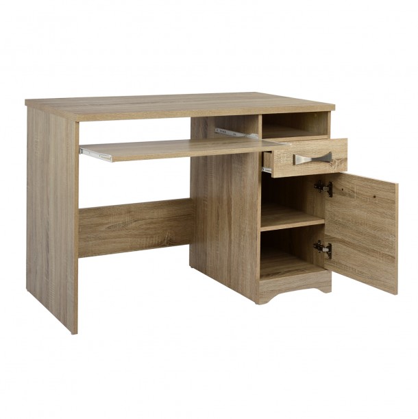 ΓΡΑΦΕΙΟ PLAYROOM SONAMA ΑΣΗΜΙ ΧΕΡΟΥΛΙ FB911592 110X55X76 4