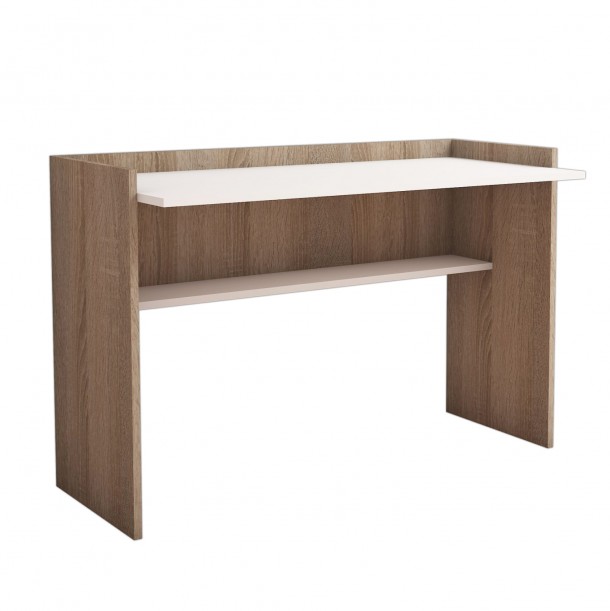 ΓΡΑΦΕΙΟ ΜΕΛΑΜΙΝΗΣ SONAMA ΛΕΥΚΟ 118x58x80Υεκ.FB99227.12 3