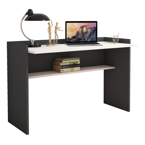 ΓΡΑΦΕΙΟ ΜΕΛΑΜΙΝΗΣ ΓΚΡΙ ΛΕΥΚΟ FB99227.13 118x58x80Υεκ. 0
