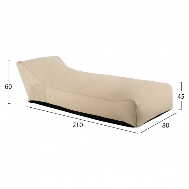 ΠΟΥΦ FB95807.01 ΜΠΕΖ ΜΕ UV PROTECTION 80x210x45-60Y εκ. 1