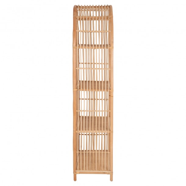 ΒΙΒΛΙΟΘΗΚΗ FB99552 ΑΠΟ ΦΥΣΙΚΟ RATTAN ΣΕ ΦΥΣΙΚΟ ΧΡΩΜΑ 80x40x182Υεκ. 3