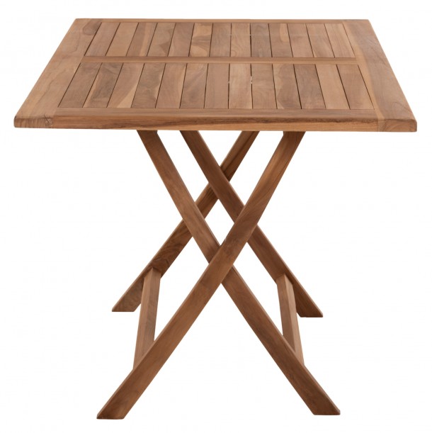 ΤΡΑΠΕΖΙ ΤΡΑΠΕΖΑΡΙΑΣ ΠΤΥΣΣΟΜΕΝΟ FB99542 TEAK ΣΕ ΦΥΣΙΚΟ ΧΡΩΜΑ 120x80x75Yεκ. 3
