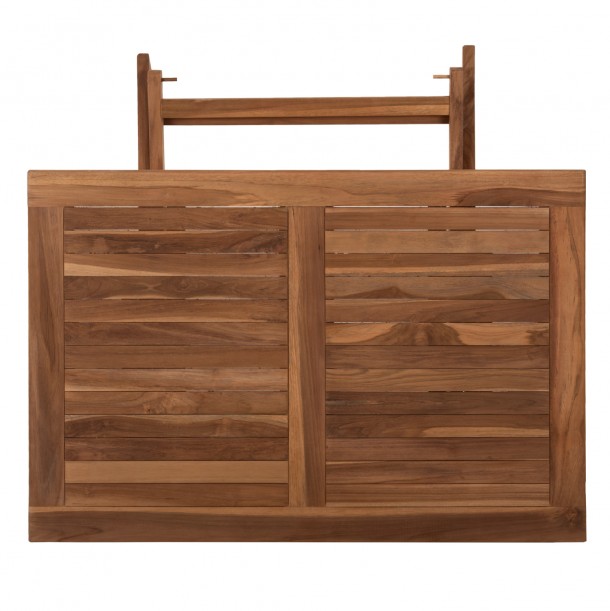 ΤΡΑΠΕΖΙ ΤΡΑΠΕΖΑΡΙΑΣ ΠΤΥΣΣΟΜΕΝΟ FB99542 TEAK ΣΕ ΦΥΣΙΚΟ ΧΡΩΜΑ 120x80x75Yεκ. 7