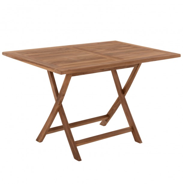 ΤΡΑΠΕΖΙ ΤΡΑΠΕΖΑΡΙΑΣ ΠΤΥΣΣΟΜΕΝΟ FB99542 TEAK ΣΕ ΦΥΣΙΚΟ ΧΡΩΜΑ 120x80x75Yεκ. 0