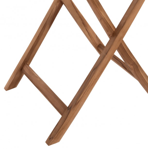 ΤΡΑΠΕΖΙ ΤΕΤΡΑΓΩΝΟ ΠΤΥΣΣΟΜΕΝΟ FB99544 TEAK ΣΕ ΦΥΣΙΚΟ ΧΡΩΜΑ 80x80x75Yεκ. 6