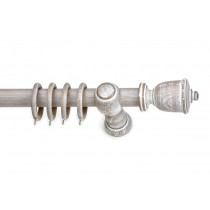 Wooden Curtain Rod Trulo Sbianco Φ35 - Anartisi
