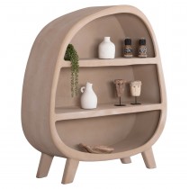 ΡΑΦΙΕΡΑ FB918060.02 MDF ΣΕ ΚΑΦΕ ΧΡΩΜΑ 120x38x133Υεκ.