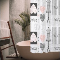 ΚΟΥΡΤΙΝΑ ΜΠΑΝΙΟΥ ΠΛΑΣΤΙΚΗ PEVA SHELF 180(Μ)X180(Υ)