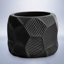 ΠΟΤΗΡΟΘΗΚΗ ΜΠΑΝΙΟΥ POLYRESIN SL8142 ΜΑΥΡΗ 