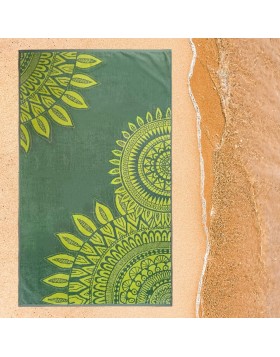 Πετσέτα Θαλάσσης India Green 86Χ160