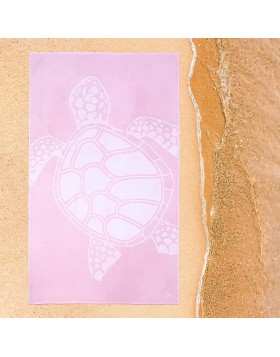 Πετσέτα Θαλάσσης Pink Turtle 86Χ160
