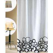 ΚΟΥΡΤΙΝΑ ΜΠΑΝΙΟΥ BUBBLES HOOKLESS 240(Μ)X180(Υ)