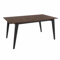 ΤΡΑΠΕΖΙ ΤΡΑΠΕΖΑΡΙΑΣ ΞΥΛΙΝΟ ΚΑΡΥΔΙ 160X90 FB0136 ΜΕ ΓΚΡΙ ΠΟΔΙΑ