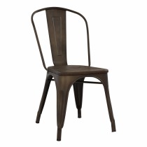 ΚΑΡΕΚΛΑ ΜΕΤΑΛΛΙΚΗ 45x49x83 εκ. FB0604.04 MELITA ΣΕ RUSTY ΚΑΙ ΞΥΛΟ