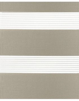 Σύστημα Σκίασης Διπλό Ρόλερ Zebra Μπεζ-Ελεφάντ 112 - Anartisi