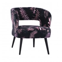 ΠΟΛΥΘΡΟΝΑ FB98634 ΥΦΑΣΜΑΤΙΝΗ ΜΕ FLORAL PATTERN 66x65x76Y εκ.