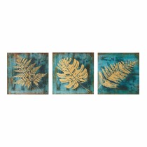 ΠΙΝΑΚΑΣ ΚΑΜΒΑΣ ΤΡΙΠΤΥΧΟ GOLDEN TROPICAL LEAVES FB97200.02  90Χ3Χ30 εκ.