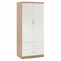 ΝΤΟΥΛΑΠΑ 2ΦΥΛΛΗ ME 2 ΣΥΡΤΑΡΙΑ FB9338.06 SONAMA-ΛΕΥΚΗ 80Χ42,5Χ180,5Υ εκ.