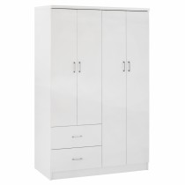 ΝΤΟΥΛΑΠΑ 4ΦΥΛΛΗ ME 2 ΣΥΡΤΑΡΙΑ FB9339.05 ΛΕΥΚΗ 120Χ42,5Χ180,5 εκ.