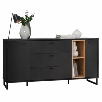 ΜΠΟΥΦΕΣ ΜΕΛΑΜΙΝΗΣ FB98829 ΜΑΥΡΟ ΦΥΣΙΚΟ 174,2x41,5x84 εκ.