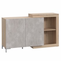 ΜΠΟΥΦΕΣ ΜΕΛΑΜΙΝΗΣ FB99021 ΔΡΥΣ ΓΚΡΙ CEMENT 145,9x41,1x87,8Υ εκ.