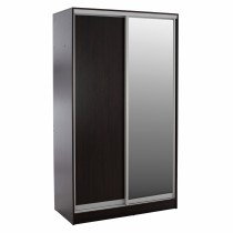 ΝΤΟΥΛΑΠΑ ΣΥΡΟΜΕΝΗ ΜΕΛΑΜΙΝΗΣ 120x60x220Υεκ. ΔΙΦΥΛΛΗ WENGE ΜΕ ΚΑΘΡΕΠΤΗ FB92460.02