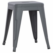 ΣΚΑΜΠΩ ΜΕΤΑΛΛΙΚΟ FB90096.10 ΣΕ ΓΚΡΙ 39x39x46 εκ.