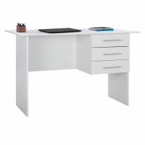 ΓΡΑΦΕΙΟ ΜΕΛΑΜΙΝΗΣ ENSLEY FB92029.05 ΜΕ 3 ΣΥΡΤΑΡΙΑ ΛΕΥΚΟ 120X60X76 εκ.